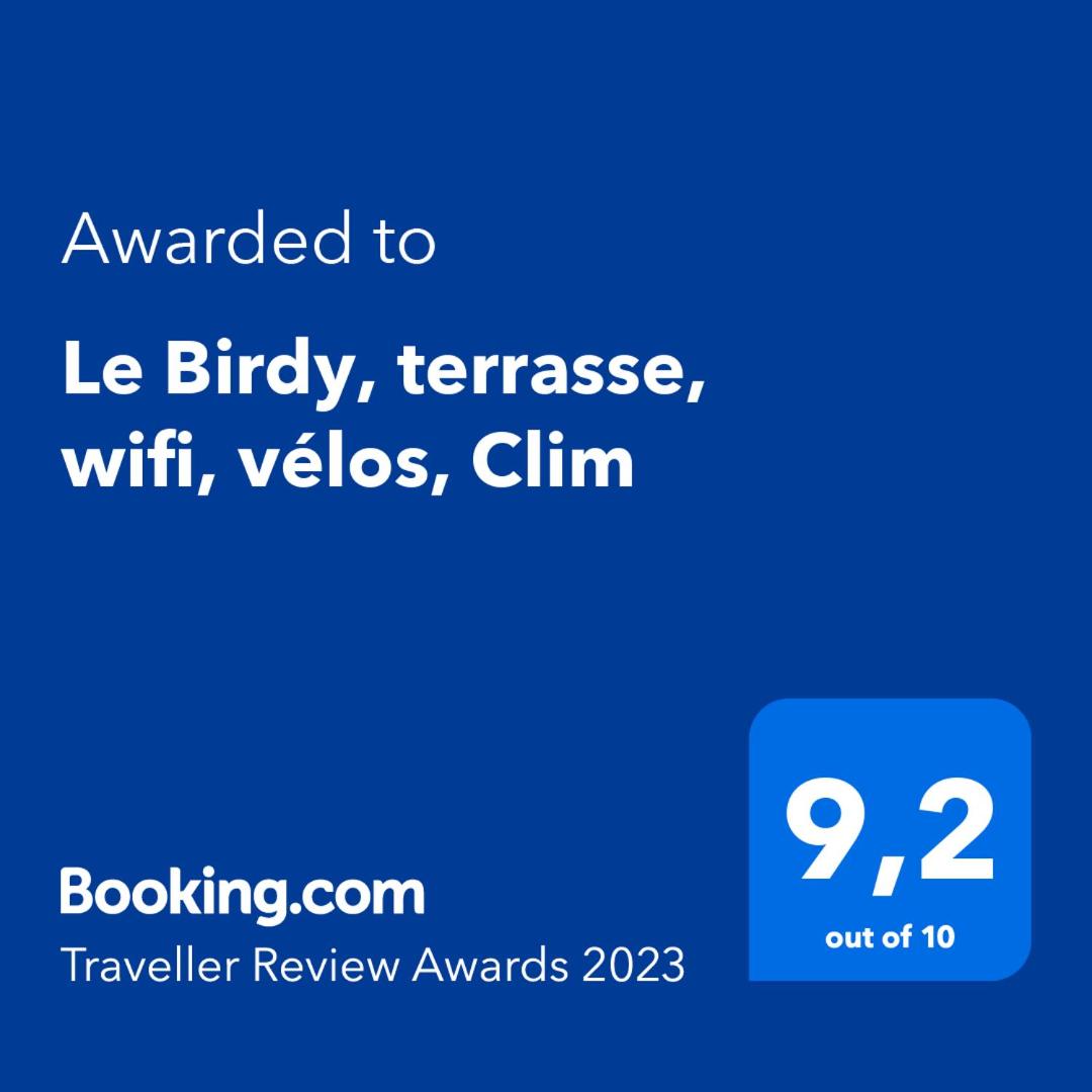 Le Birdy, terrasse, wifi, vélos, Clim